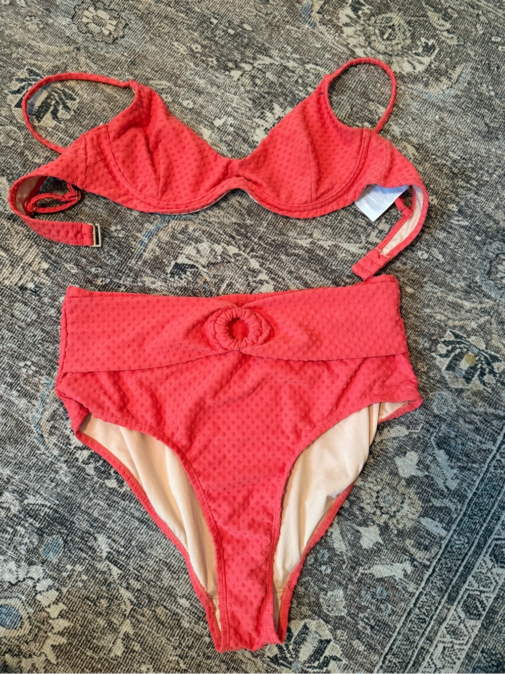 Cotton On Coral Bikini Set